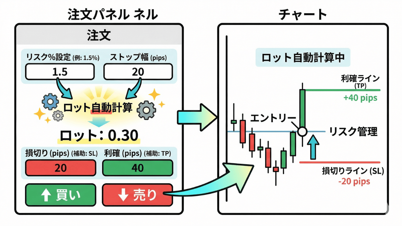 エントリー時のシミュレーション画像