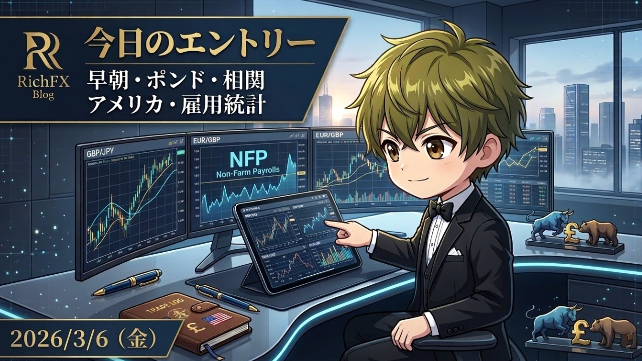 FX相場分析 2026年3月6日 米国雇用統計NFPとドル円・ユーロ円・ポンド円の早朝トレード戦略
