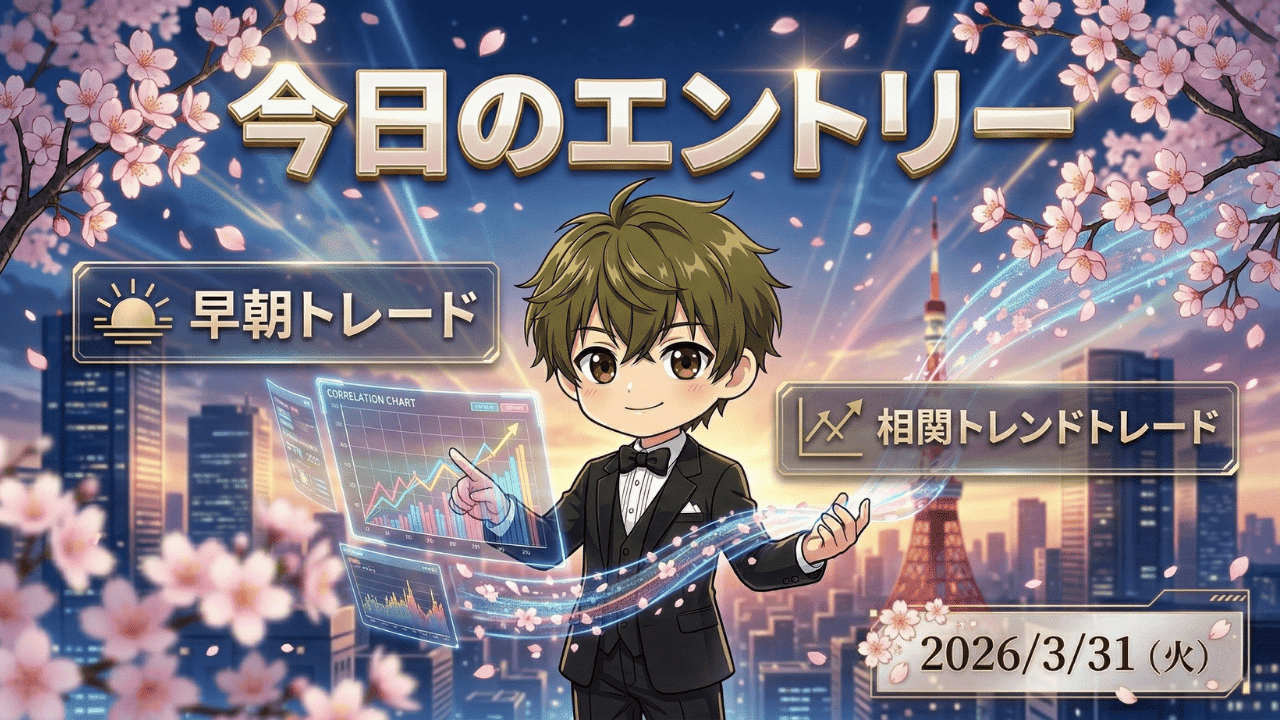 FX早朝トレード 相関トレンド戦略 2026年3月31日 ドル円 ユーロ円 ポンド円の分析イメージ